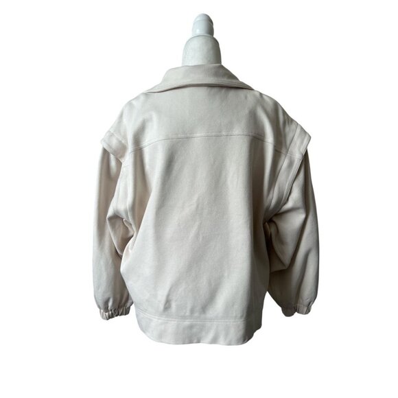 NWT SKFK Maren Cream Convertible Biker Jacket | Vest Medium Reg. $279 - Picture 6 of 16